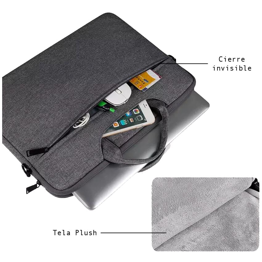Funda Para Notebook Tipo Morral Hard Cases St01s 15.6 Gris Oscuro